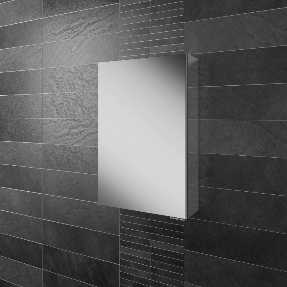 Close up product image of the HIB Eris 400mm Mirror Cabinet
